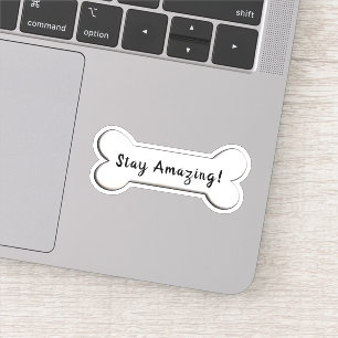 inspiratorische Hundebötchenform Aufkleber