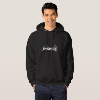 Inspire Farbige Floral Kapuzenjacke Hoodie