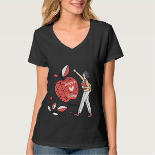 Inspire Guide Teach - Retro-Schüler- und Lehrer-Är T-Shirt