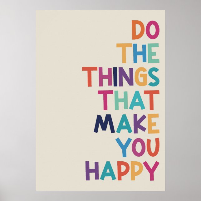 Inspire Happiness Daily Poster (Devant)