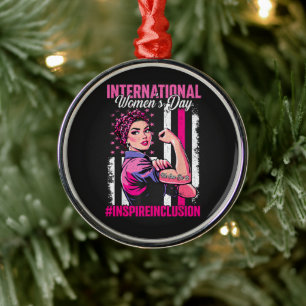 Inspire Inclusion 8. März International Ornament Aus Metall
