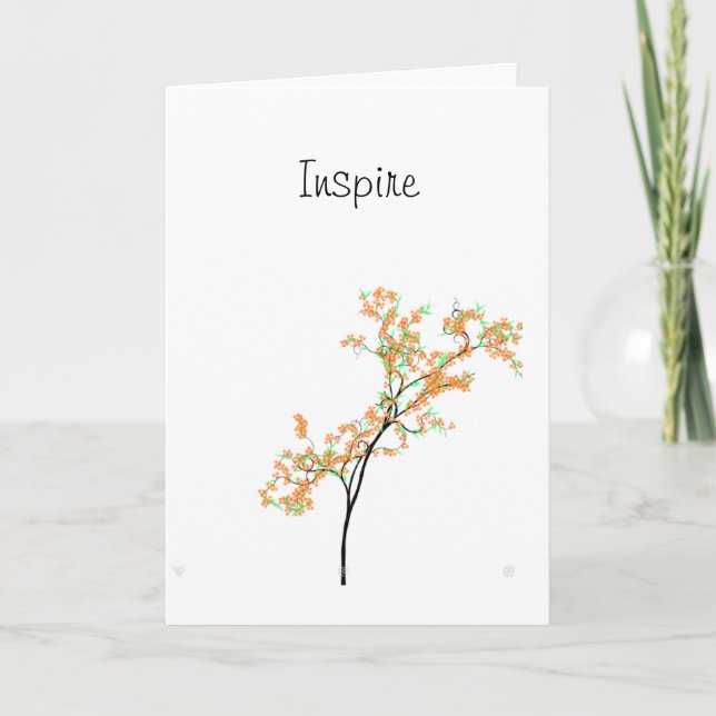 Inspire les cartes de note (Devant)