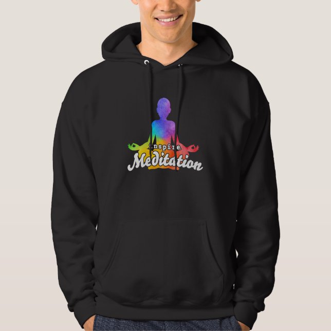 inspire Meditation Yoga Self Care Workout Women Gi Hoodie (Vorderseite)