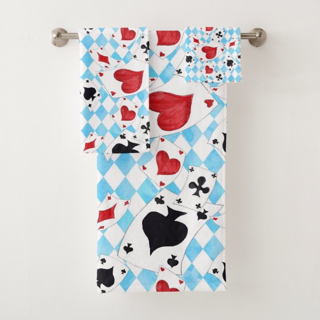 Inspiré Par Alice In Wonderland Serviettes Set (En situation)