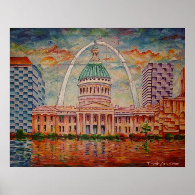 Inspiré par St. Louis I - Impression en toile (Devant)