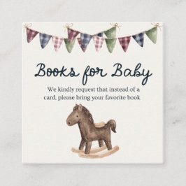 Inspired Baby Shower Book for Baby Begleitkarte