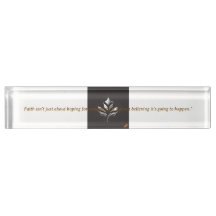 Inspired Desk Nameplate
