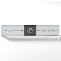 Inspired Desk Nameplate