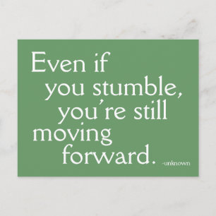 Inspirer le succès - Carte postale motivationnelle