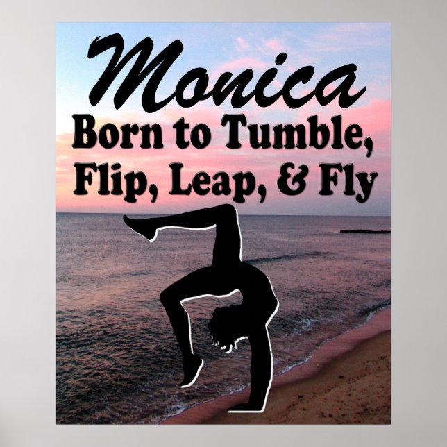 INSPIRER PERSONNALISÉ POSTER GYMNASTIQUE (Devant)