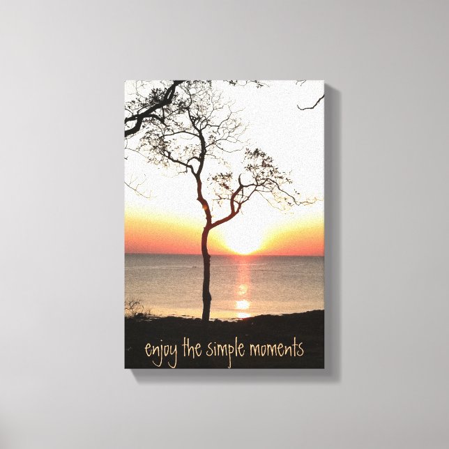 Inspirer Quote de vie Sunrise Impression (Recto)