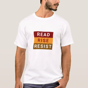 Inspirier Action Read Rise Resist T-Shirt für Männ