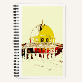 Inspirier deine Gedanken: Kuppel der Rock Travel Notizbuch