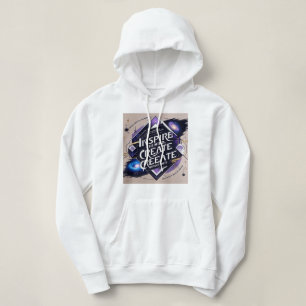 Inspirier den Geist, Erstellen ohne Grenzen T - Sh Hoodie