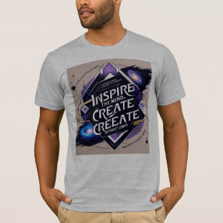 Inspirier den Geist, Erstellen ohne Grenzen T-Shirt