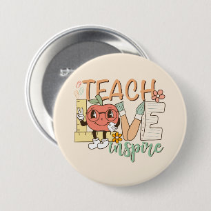 Inspirier der Liebe - Niedliche Schulleistungen Button