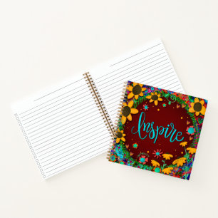 Inspirier Fun Inspirivity One Word Spiral Notebook Notizbuch