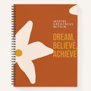 Inspirier Greatness In - Motivierend Notebook Notizbuch