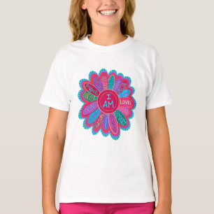 Inspirier, ich bin Blume farbenfrohe Inspirivität T-Shirt