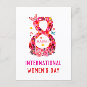 Inspirier Inklusion - Internationaler Frauentag Postkarte