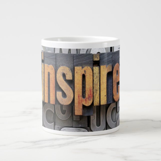 Inspirier Jumbo-Tasse (Vorderseite)