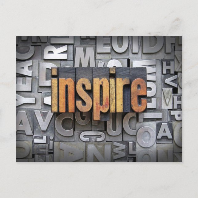 Inspirier Postkarte (Vorderseite)