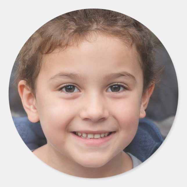 Inspirier Runder Aufkleber (Vorderseite)