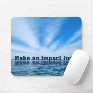 Inspirier von Zitaten in Sky Mouse Pad Mousepad