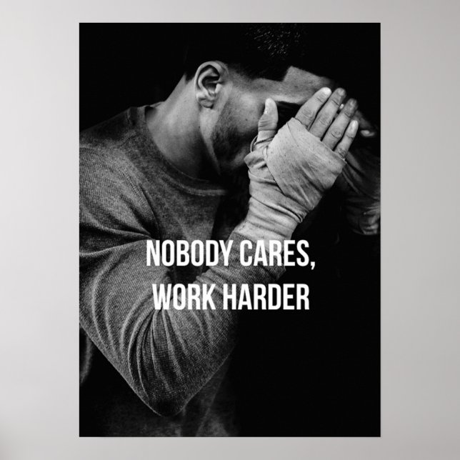 Inspirier-Zitat - Motivierend Poster erstellen (Vorne)