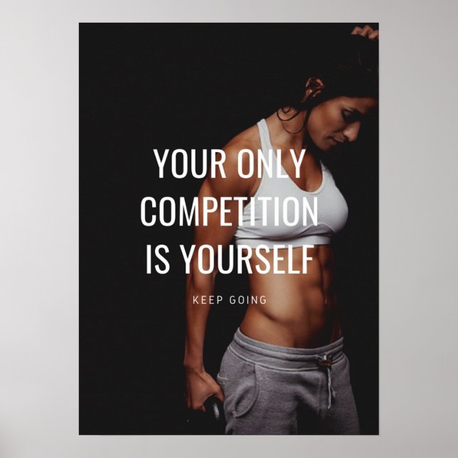 Inspirier-Zitat - Motivierend Poster erstellen (Vorne)