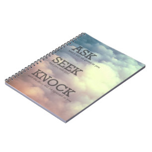 Inspirieren des Scripture-Notizbuches Notizblock