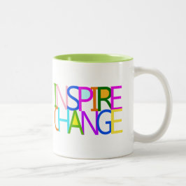 INSPIRIEREN SIE ÄNDERUNG ZWEIFARBIGE TASSE