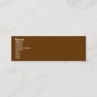 INSPIRIEREN SIE ERDE MINI VISITENKARTE