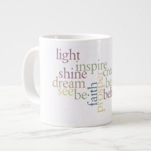 Inspirieren Sie Glauben Jumbo-Tasse