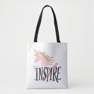 Inspirieren Sie   GoldmähneUnicorn Tasche