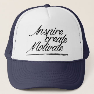 Inspirieren Sie, stellen Sie her, motivieren Sie Truckerkappe