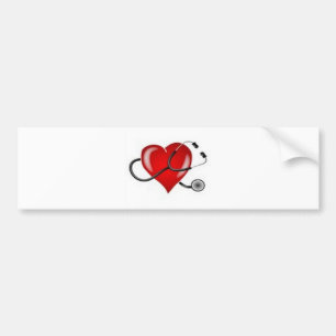 Inspirieren von Entwurf Liebe-Doktors Heart Autoaufkleber