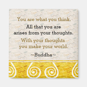 Inspirieren von Gedanken-Buddha-Zitat Magnet
