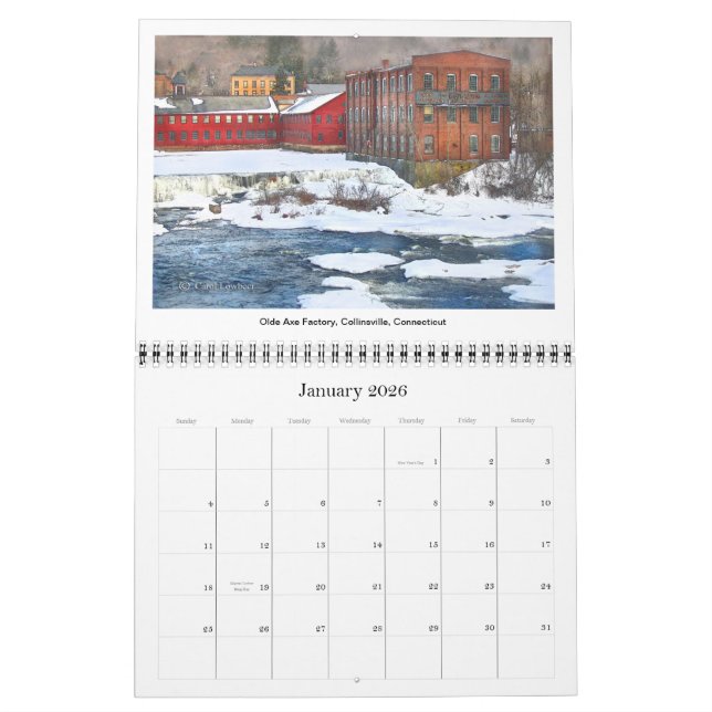 Inspirieren von Plätzen 2015 Kalender (Jan 2026)