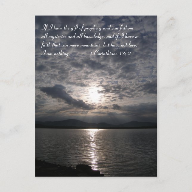Inspirierend | 1 Korinther 13; 2 Postkarte (Vorderseite)