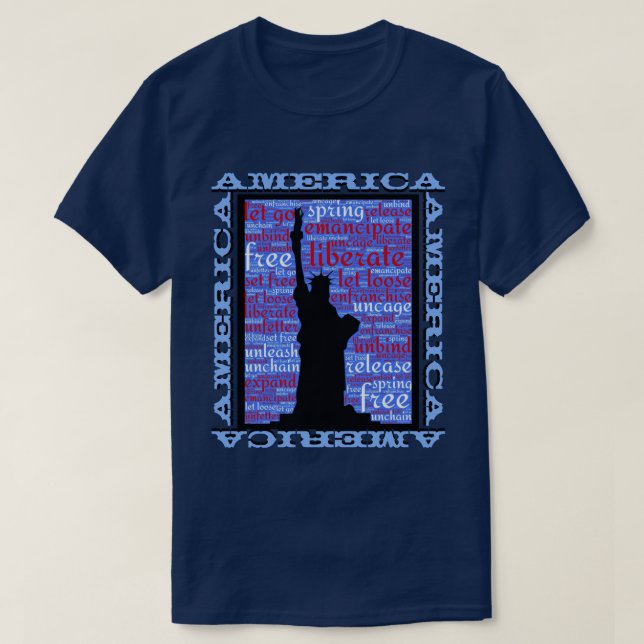 Inspirierend Amerika T-Shirt (Design vorne)