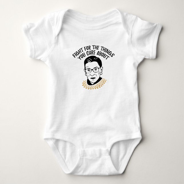 Inspirierend Angebot - Ruth Bader Ginsburg Baby Strampler (Vorderseite)