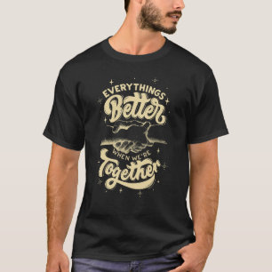 Inspirierend Angebotstypografie Motivierend Sprich T-Shirt
