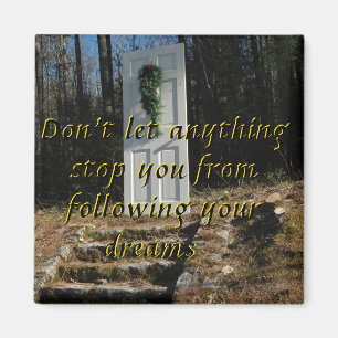 Inspirierend aufmunternder Reise-Magnet Magnet