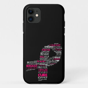 Inspirierend Brustkrebs-Bewusstseins-Band Case-Mate iPhone Hülle