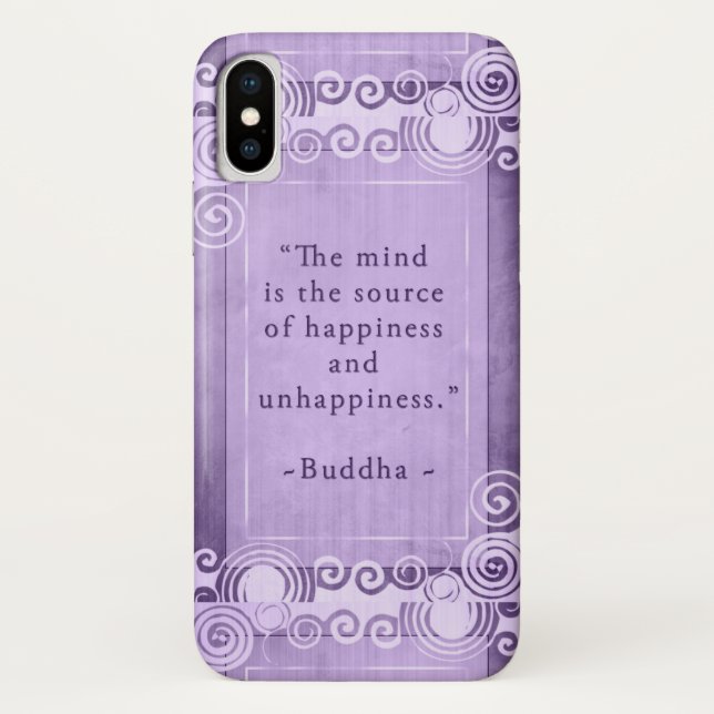 Inspirierend Buddha-Zitat-Typografie Case-Mate iPhone Hülle (Rückseite)