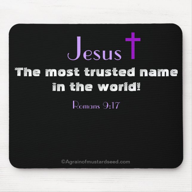 inspirierend Christlich Mousepad (Vorne)