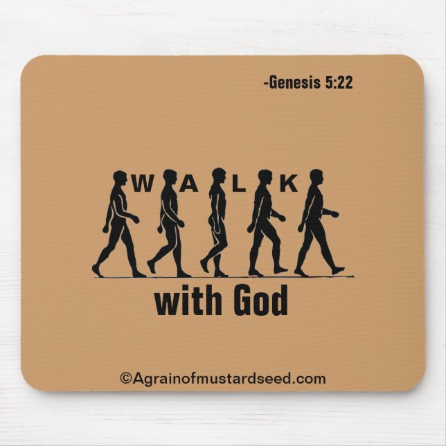 inspirierend Christlich Mousepad (Vorne)