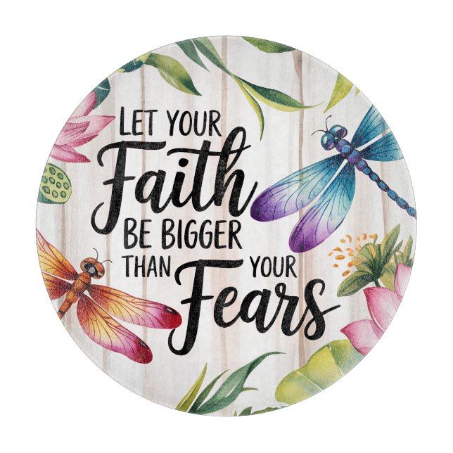 inspirierend Christlich Schneidebrett (Vorderseite)