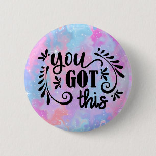 Inspirierend Du schaffst das Button